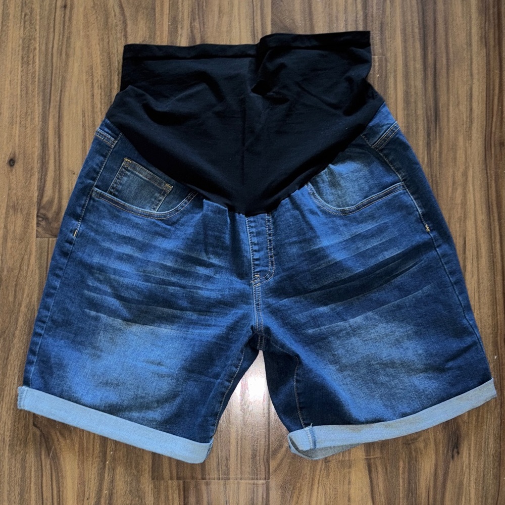 Amazon Maternity Jean Shorts